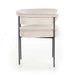 Stylish Modern Boucle Dining Chair, Low Round Back, Durable Metal Frame