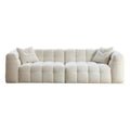 Plush Modern French Scandinavian Boucle Modular Sectional Living Room Sofa