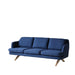 Chic White Boucle Nordic Sofa Modern Wooden Frame Living Room Furniture