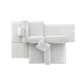 Luxury Custom Square Sectional Modular Fabric Sofa Set for Modern Living Rooms