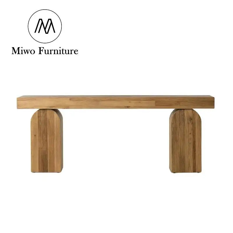 Modern Antique Solid Wood Entryway Hallway Decor Console Table — Woven ...