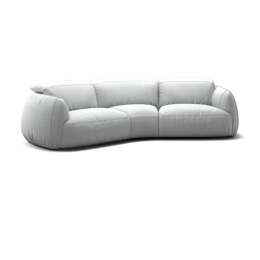 Modern L-Shape Sectional Sofa: Faux Leather, Modular Design, Comfort Couch