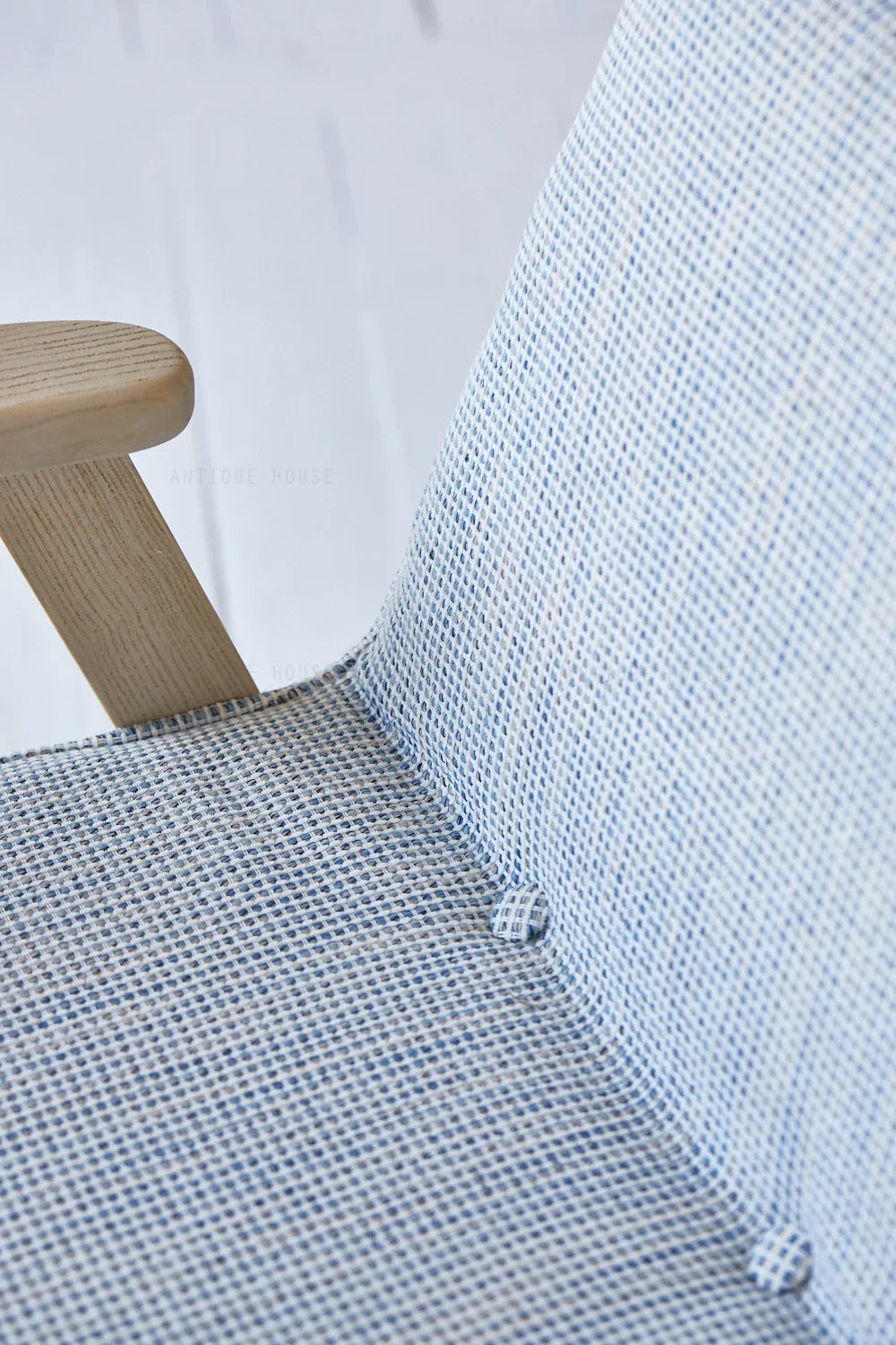 Modern Minimalist Japandi Style Relaxing Living Room Accent Chair