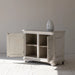 Chic European Country Antique White Sideboard Recycled Pine Wood Cabinet