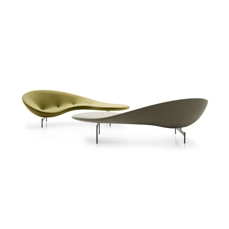 Modern Fiberglass Eda-Mame Pea Shaped Day Bed Lounge Sofa for Living Room
