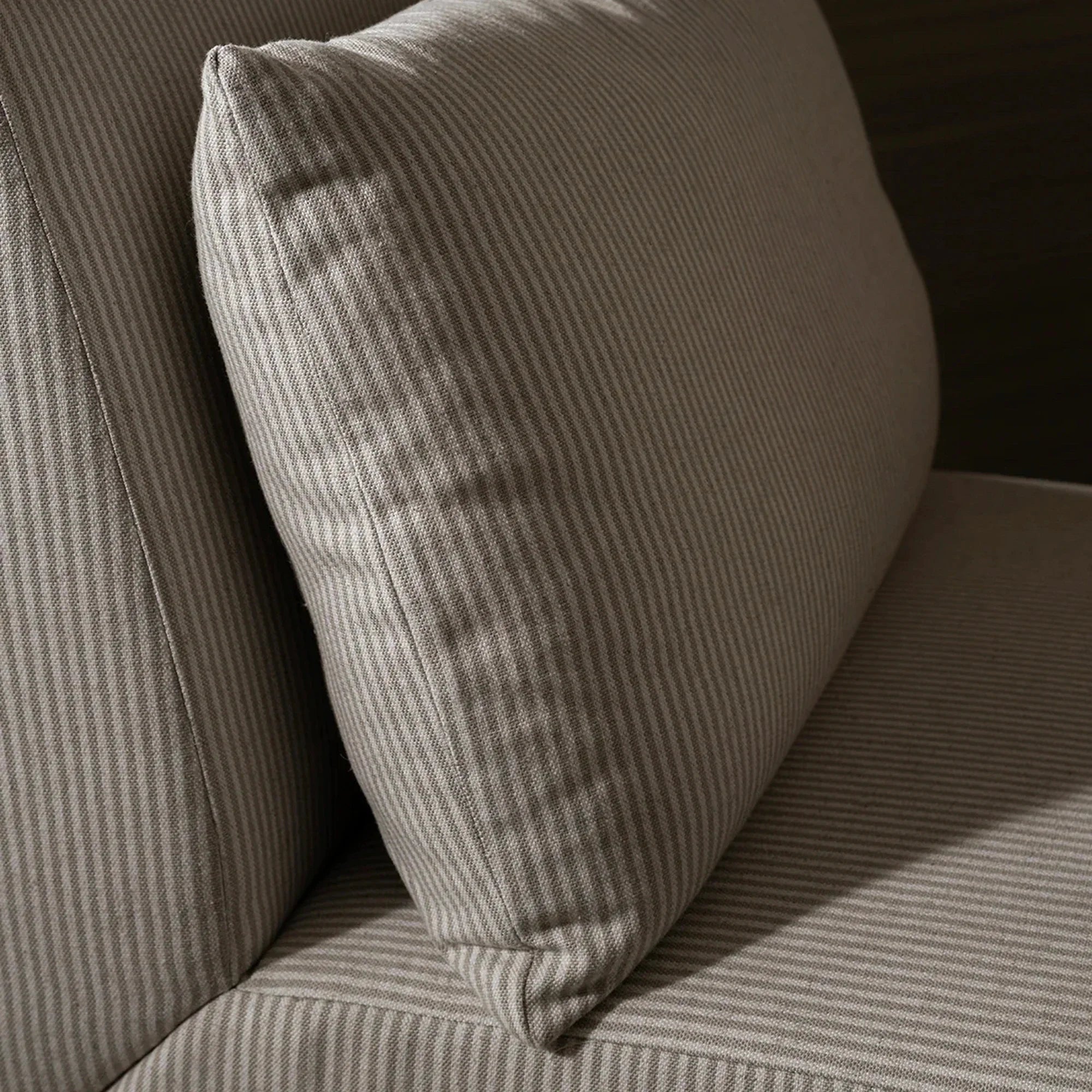 Washable Linen Desk Chair with Cushion for Dining Room or Accent Seating