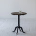 French Provincial Round Trestle Accent Table, Solid Wood Coffee Side Table