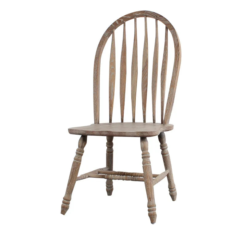 Premium Solid Oak High Back Oval Dining Chair for Restaurant & Home