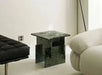 Luxurious Italian Verde Alpi Green Marble Coffee Side Table for Elegant Homes