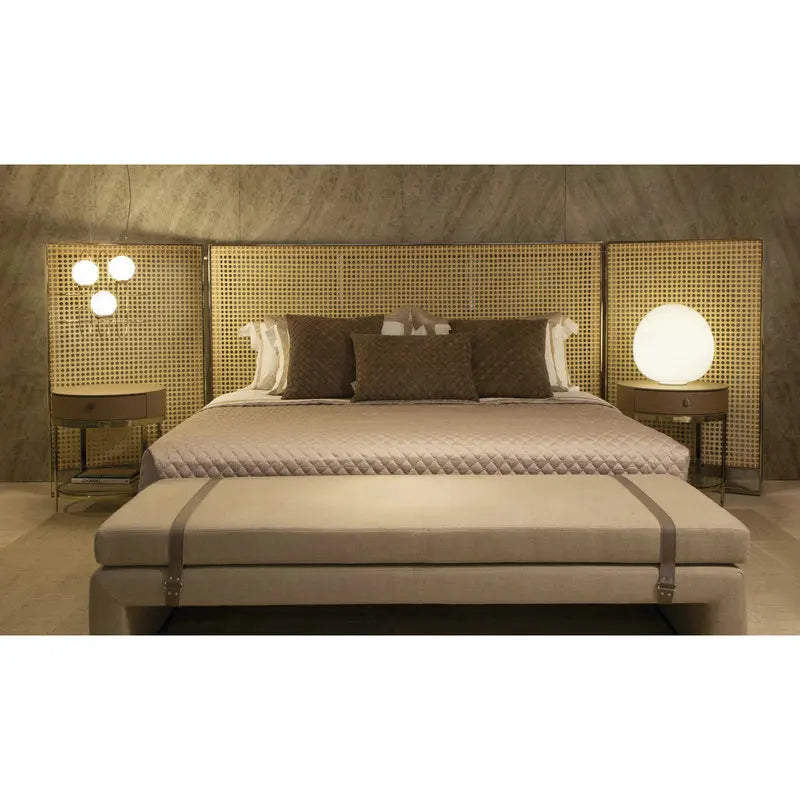 Elegant Upholstered Bed End Bench, Modern Fabric Wood Ottoman for Bedroom