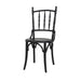 Elegant French Antique Black Oak Wood Chiavari Dining Chair for Events