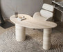 Elegant Natural Travertine Coffee Table for Modern Living Rooms and Offices