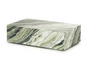 Tostone Natural Green Marble Plinth Coffee Table for Modern Home Decor