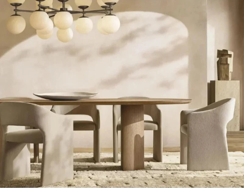 Vintage American Solid Oak Dining Table - Customizable for Any Space