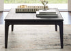 Modern Luxury Solid Oak Wood Dining Coffee Table for Home & Villa