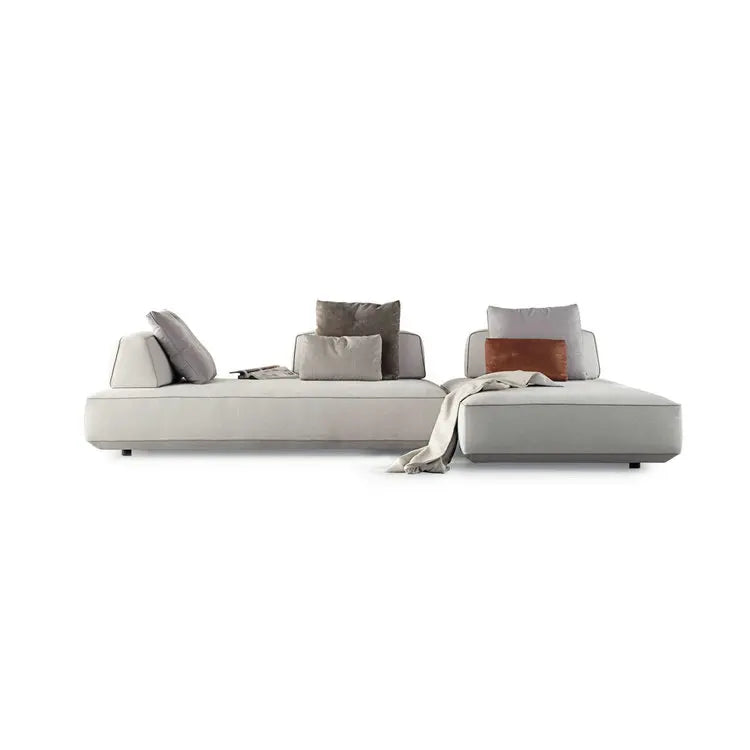 Modern Light Luxury Velvet Modular L-Shape Sofa Set for Living Room Comfort