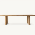 Premium Solid Wood Square Dining Table - Customizable American Style Home Furniture