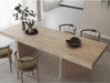 Tostone Minimalist Travertine Cream Dining Table for Contemporary Dining Room Design