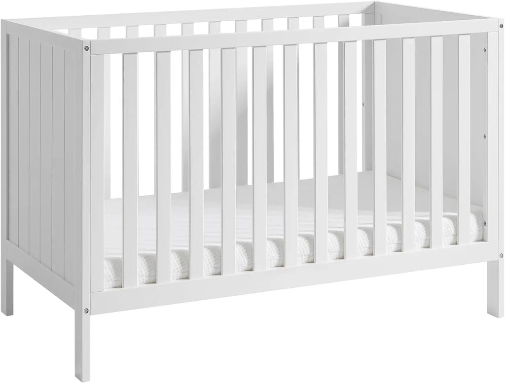 Versatile 5-in-1 Convertible Crib: Toddler, Daybed, Full-Size, 3 Height Adjustments