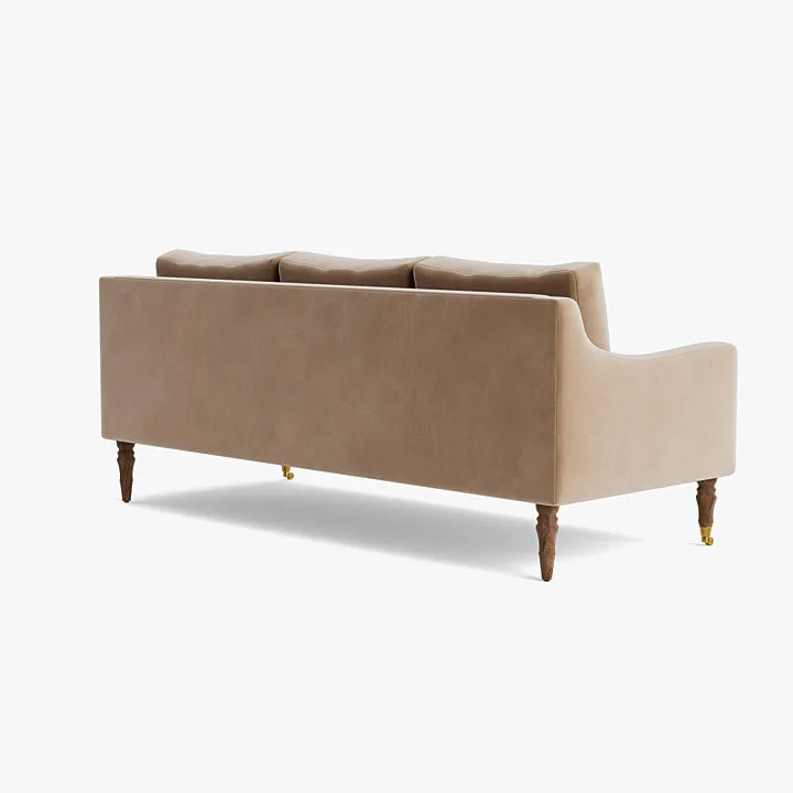 Luxurious Tufted Velvet 3-Seater Sofa for Living Room & Hotel Elegance