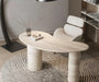 Elegant Natural Travertine Coffee Table for Modern Living Rooms and Offices