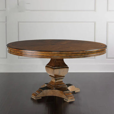 Premium American Solid Wood Dining Furniture Set - Customizable Tables & Chairs