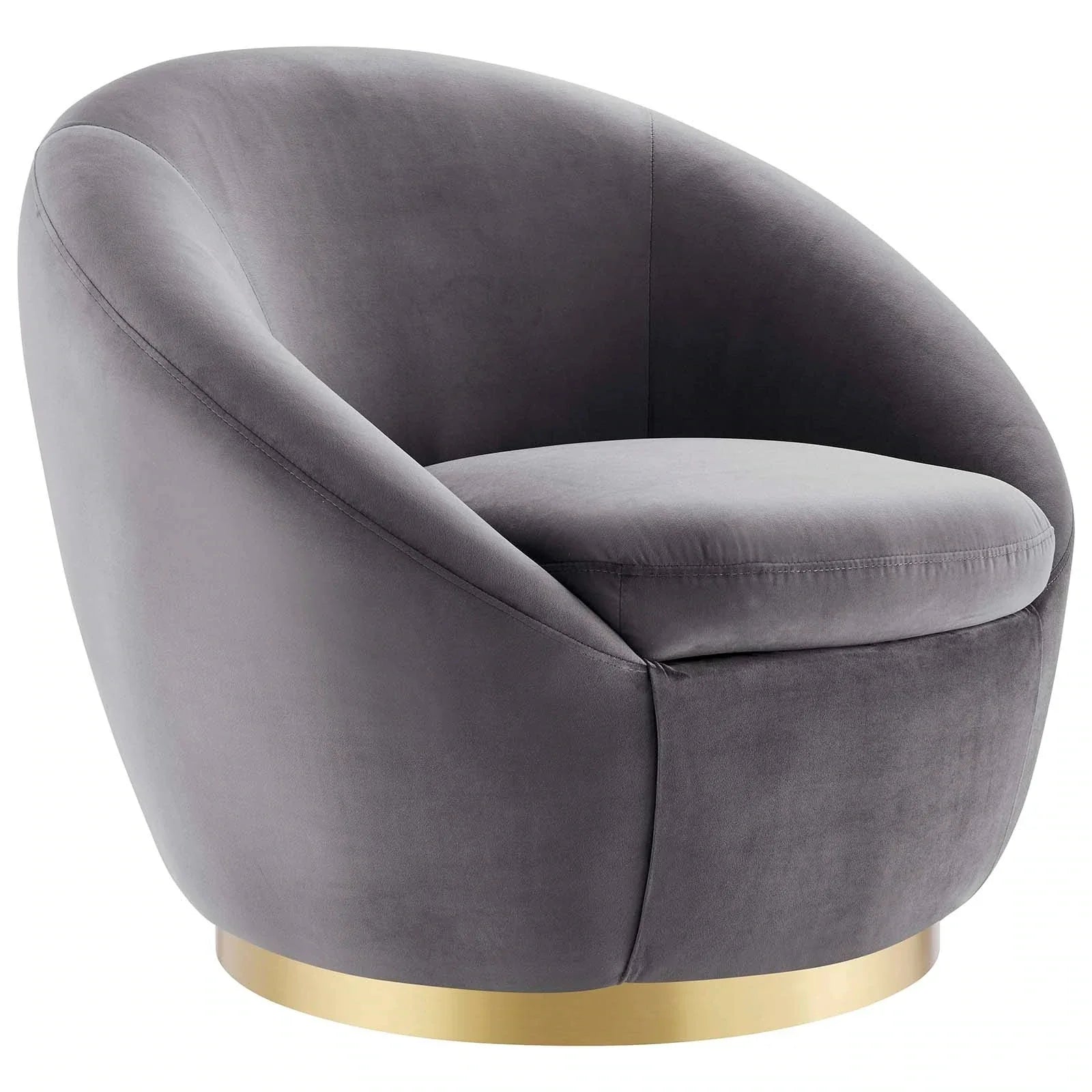Buttercup Velvet Swivel Accent Chair, Modern Design for Living Room Comfort