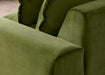 Luxury Modular Green Velvet Sofa, Modern Sectional Couch for Living Room