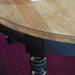 Elegant French Country Solid Oak Extendable Oval Dining Table - Farmhouse Design