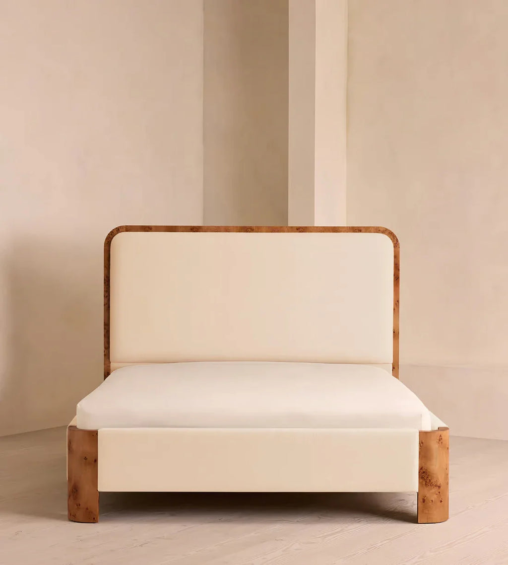 Premium Solid Oak Wood King Size Bed Frame - Modern, Durable, Comfortable Design