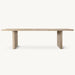 Elegant Solid Oak Wood Dining Table: Customizable Luxury, Home & Hotel