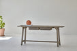 Rustic Recycled White Pine Boat Wood Console Table, Natural Finish, Retro