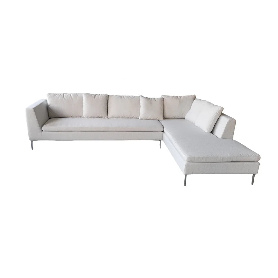 Plush Red Velvet Modular Corner Sectional Living Room Sofa