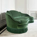 Elegant Velvet Curved Fringe Sofa with Tassels for Luxurious Living
