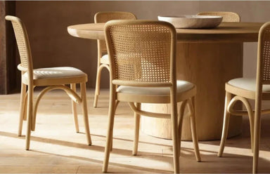 Elegant Modern Solid Wood Dining Table for Home, Hotel, Villa