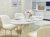 Tostone Arabescato Corchia Marble Dining Table for Modern Kitchens & Interiors