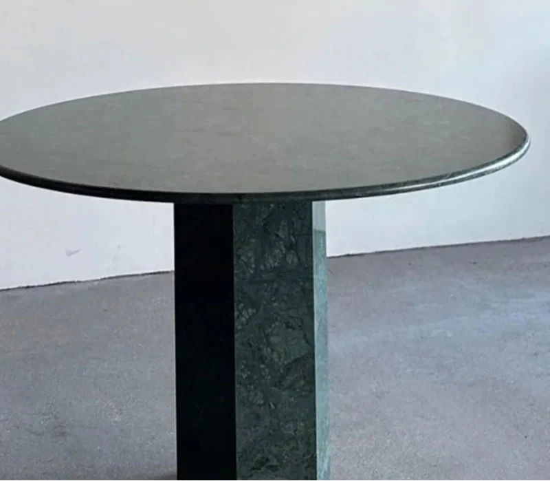 Tostone Elegant Green Marble Coffee Table for Modern Living Room Decor