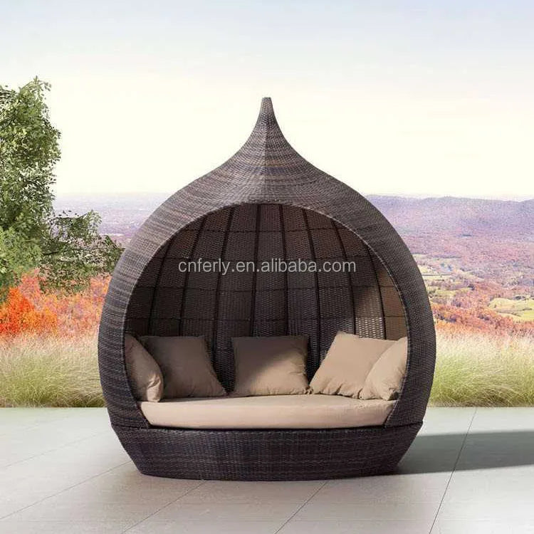 Premium Project Grade All Weather Wicker Commercial Outdoor Sunbed