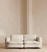 Luxurious Ordecor Vivienne Boucle Fabric Modular Sectional Sofa Set U-Shape
