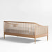 Charming Solid Oak Spindle Daybed with Trundle for Kids & Guest Rooms