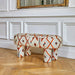 Velvet Upholstered Modern Aesthetic Long Bench Ottoman Stool for Elegant Spaces