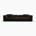 Comfy Tufted Extra Deep Seat Cuddle Linen Upholstery Sleeper Sofa Sectional Couch