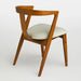Stylish Oak Wood Curved Back Dining Chair for Cafe, Restaurant & Home