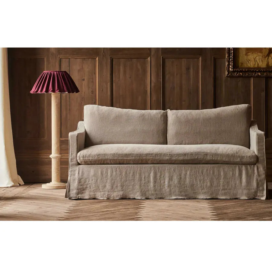 Elegant Italian Luxury Feather Down Slipcover Modern Corner Sofa
