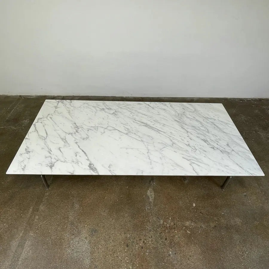 Elegant French Style Black Marble Coffee Table for Modern Living Room