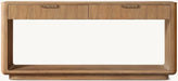 Elegant Wooden Console Table with Two Drawers - Sturdy Living Room Furniture