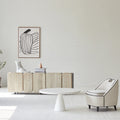 Vintage Japandi Recycled Pine Sideboard TV Cabinet - Modern Accent Furniture