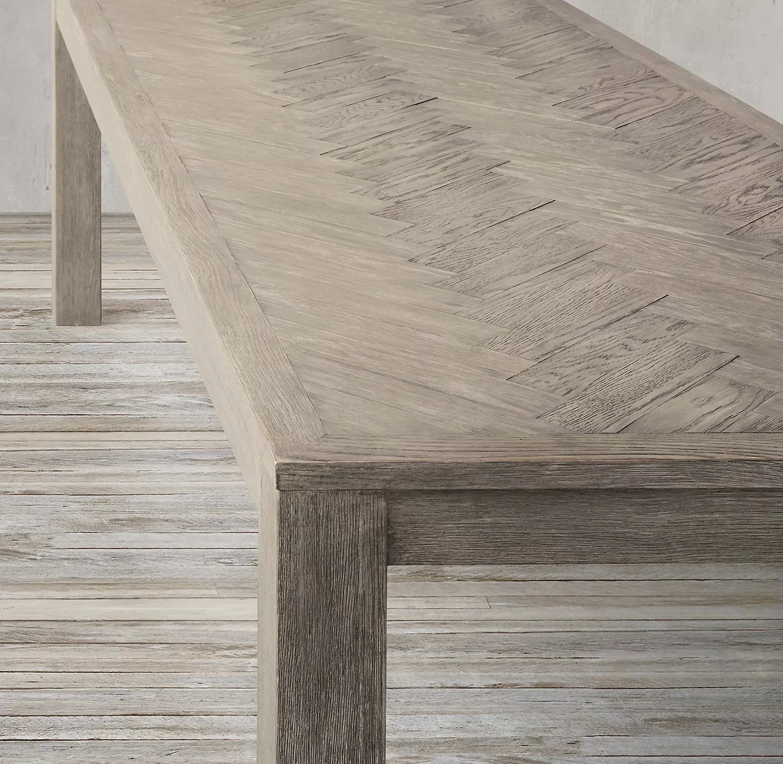 Elegant Solid Wood Dining Table for Home or Restaurant, Customizable Size & Color