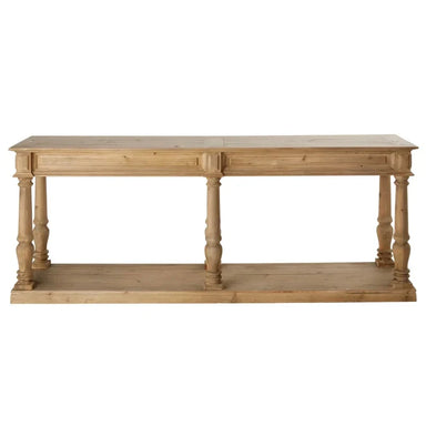 Rustic Reclaimed Fir Wood Console Table - Antique Hallway Living Room Entryway Accent