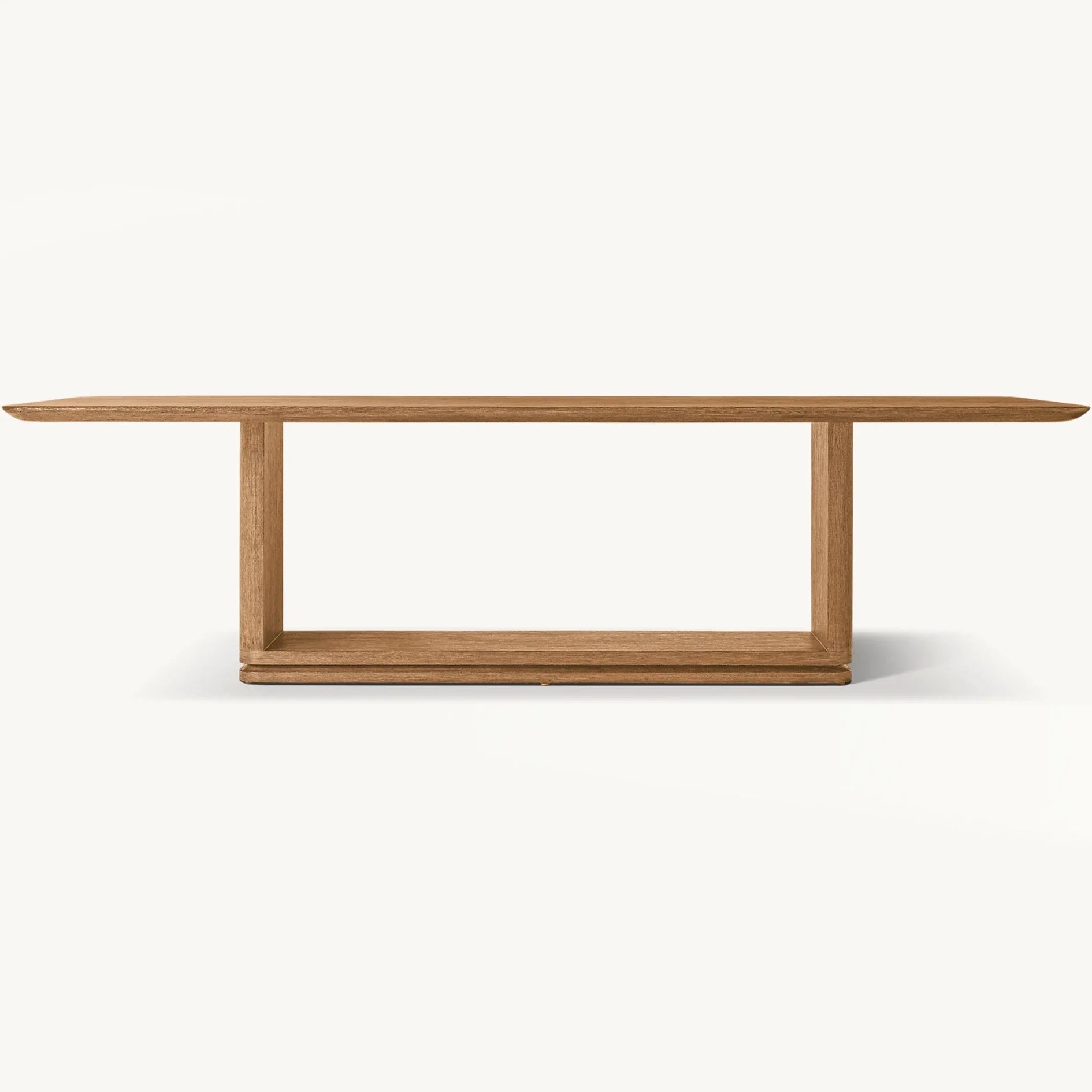 Modern Luxury Solid Wood Handcrafted Dining Table - Elegant Farmhouse Style